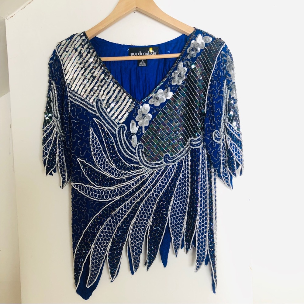 Vintage sequins top